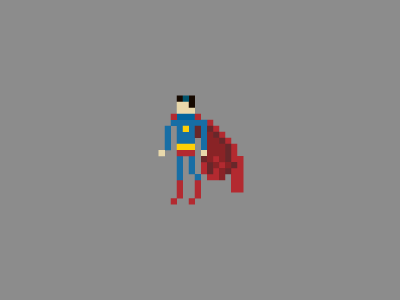 Kal-El pixel vector