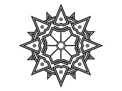 8-point Star art design illustration vector