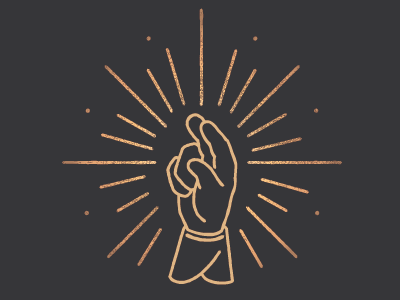 Hand of Magic design illustration magic texture vector