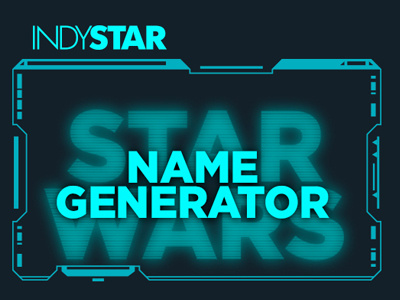 Star Wars Name Generator art design illustration star wars ui ux vector web design