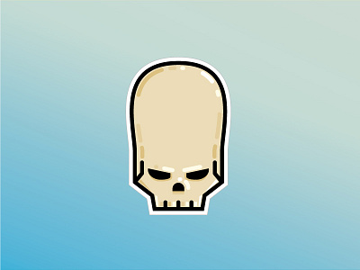 Alien Conehead Skull aliens art design illustration skulls vector