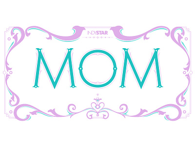 MOM art design illustration vector vintage