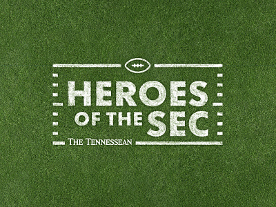 Logo: Heroes of the SEC design football logo photoshop vector
