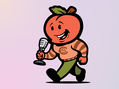 Creative South Podcast Mascot art design illustration illustrator logo vector