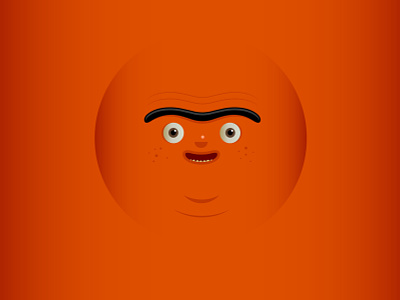 IT IS HAPPENING AGAIN branding cartoon character colour design dribbble expression face fantasy fear illustration mascot orange panic shock simonox