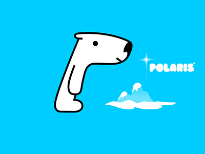 P-bear animal arctic bear branding cartoon character colour design dribbble fantasy illustration mascot mountains polar bear polaris snow star tundra
