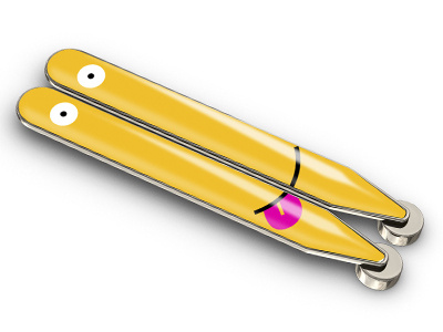 Yellow Stays accessory cartoon character collar dripping idokungfoo magnet metal simon oxley