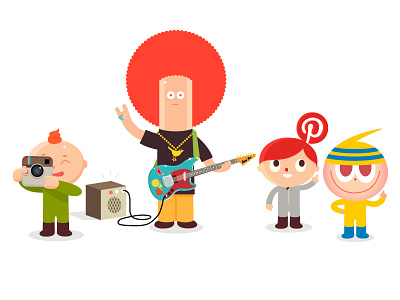 Made for Tam-Tam Osaka, Japan cartoon character design idokungfoo music oxley simonox youth