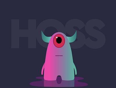 made for hoss.com branding cartoon character design dribbble fantasy illustration logo mascot monster