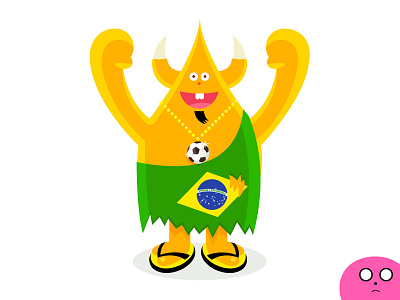 Brazilish brazil cartoon character football idokungfoo oxley simonox sport