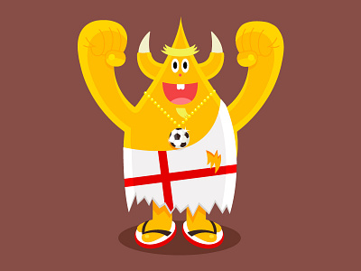 Engerland World Cup 2014 cartoon character costume design england football humor idokungfoo logo mascots simonox sport