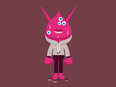Mouth Breather alien cartoon character design hoodie idokungfoo mascot monster simonox