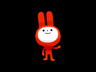 Red Fred, ‘where’s Starskys hutch?’ animal cartoon character design idokungfoo mascot rabbit red simonox