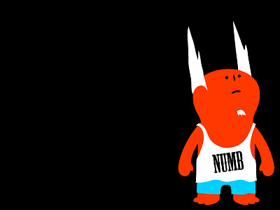 Numb one cartoon characters design determination idokungfoo mascot mentor simonox surreal vector