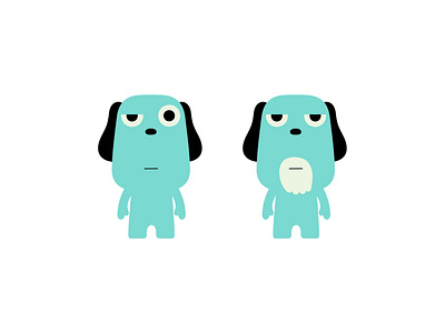 twins animal branding cartoon character colour design dog dribbble fantasy illustration mascot pets