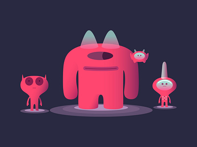 time wasters animal branding cartoon character colour design dribbble fantasy illustration mascot monster science space