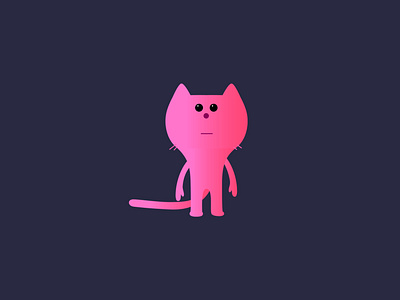 c’est un chat animal branding cartoon cat character colour design dribbble fantasy illustration mascot pets