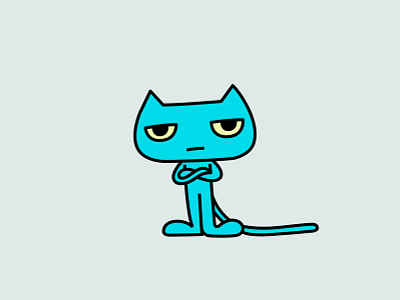 felines animal bored cartoon cat character colour design dribbble expression fantasy illustration mascot pets