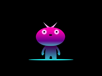 eager to please alien branding cartoon character colour creature design dribbble fantasy illustration mascot robot shock tech