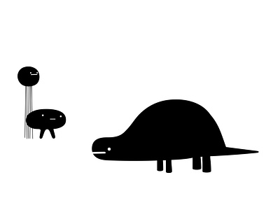 ignorance and bliss animal blobs branding cartoon character design dinosaur dribbble fantasy idokungfoo illustration mascot