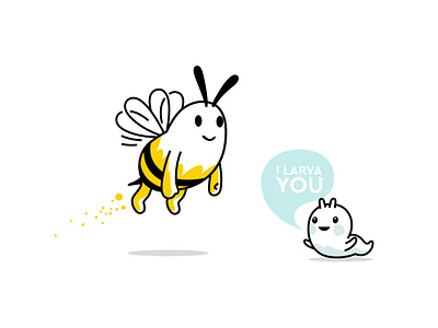 Hatty bee Autify animal branding cartoon character code design dribbble fantasy illustration japan mascot tech ui