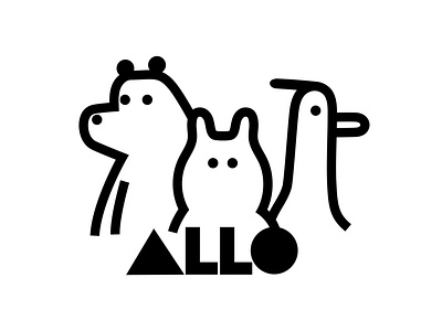 made for ALLO, and you animal branding cartoon character character design design dribbble idokungfoo illustration logo mascot mascot design