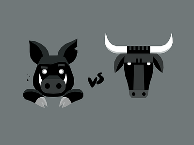 try both flavours agriculture animals beef branding bull cartoon character design dribbble farming food head illustration logo mascot nutrition pig pork
