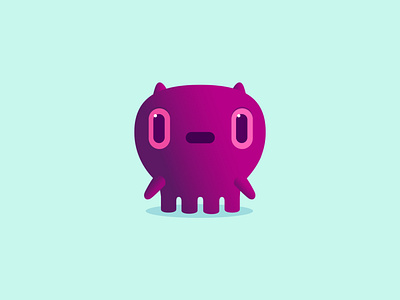 Boofus alien cartoon character design dribbble illustration mascot monster purple
