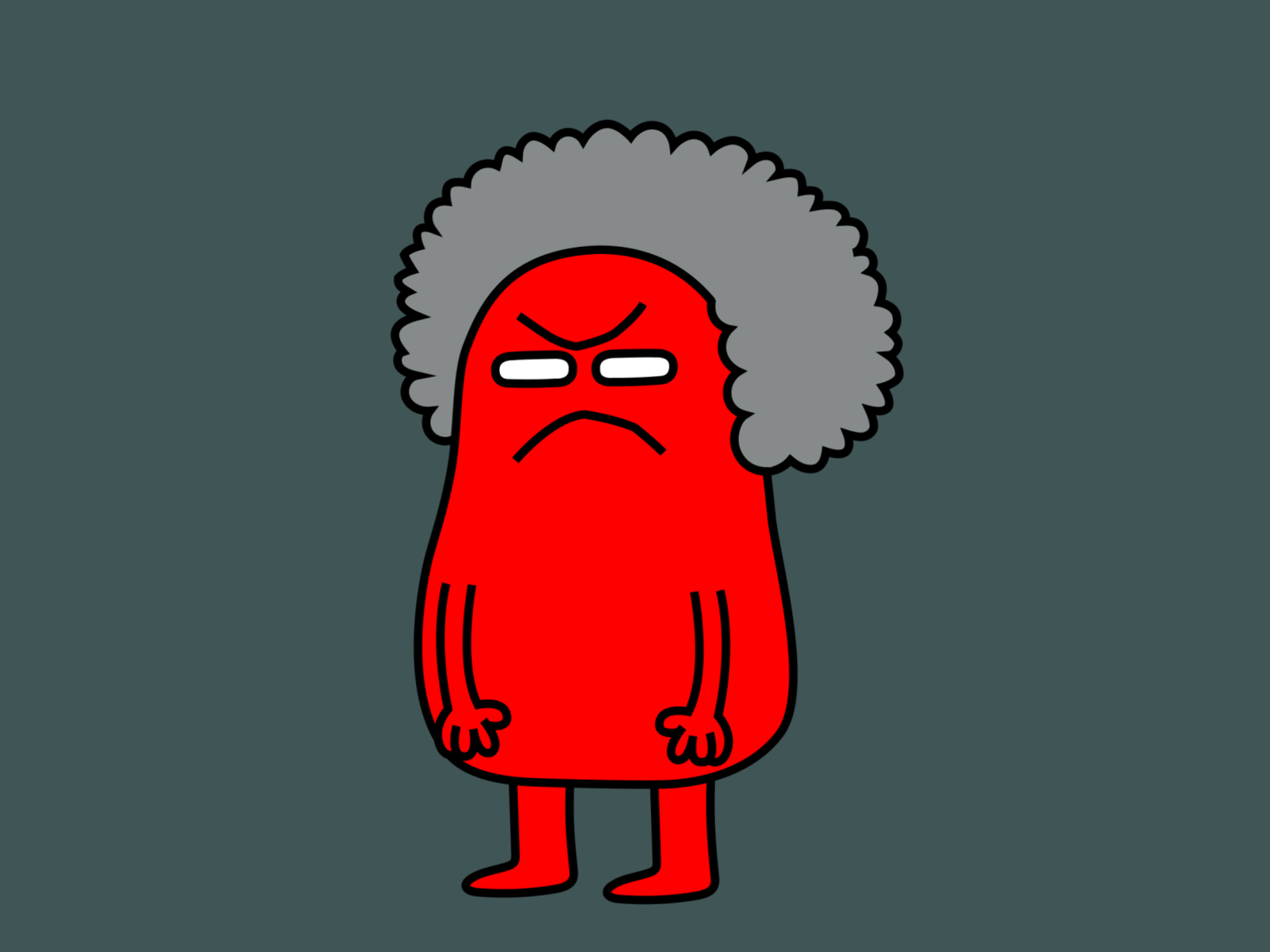 Granattack cartoon character design dribbble elderly granny illustration mascot oap pensioner retired retirement