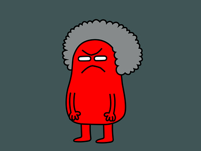 Granattack cartoon character design dribbble elderly granny illustration mascot oap pensioner retired retirement