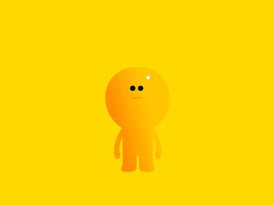 Imagine if everything was yellow branding cartoon character colour design dribbble illustration mascot yellow