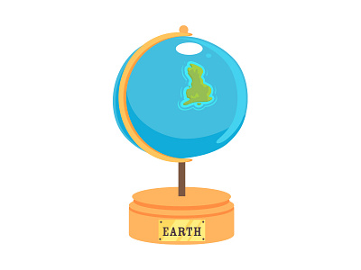 Earth cartoon character earth globe idokungfoo oxley simon oxley simonox vector world