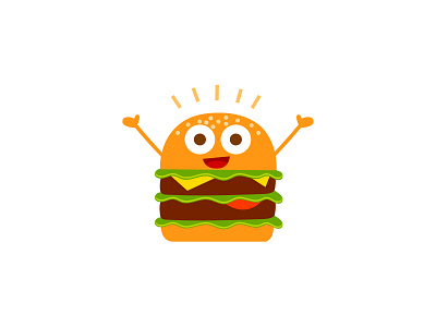 Happy National Burger Day cartoon fast food food hamburger idokungfoo illustration meat simon oxley