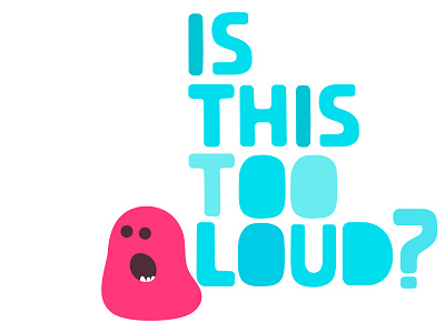 Too Loud animal cartoon character fashion loud mascot music noise simon oxley