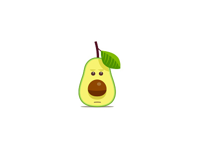 Hipster avocado character design emoji graphic design illustration mascot mojemo simon oxley