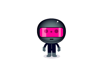 Set Fazers To Fun alien cartoon character design illustration mascot mojemo robot simon oxley