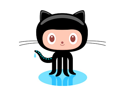 Since 2006 animal cartoon character design github illustration mascot octocat simon oxley tech