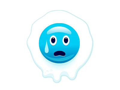 Blue Food blue character design egg food illustration mascot simon oxley
