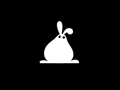 Lagomorphia animal black and white character design graphic design illustration logo mascot rabbit simon oxley