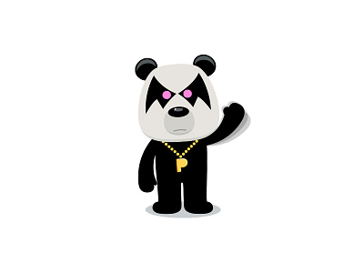 Join me animal bear black character design china graphic design illustration mascot panda simon oxley