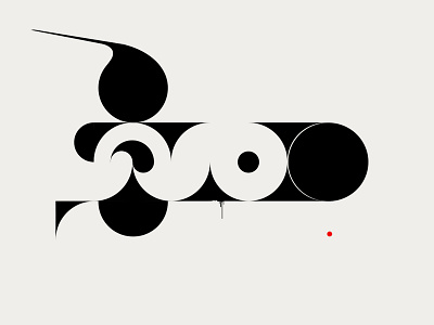 Hum Drum abstract art black dribbble illustration pattern shape simon oxley