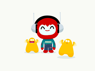 Photobomb cartoon character design dribbble emoji fashion illustration music simon oxley stickerplace tech