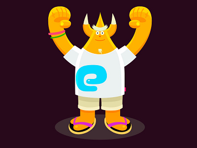 Flip Flop Factory animal character colour design dribbble fashion illustration mascot summer surf