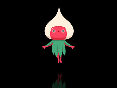 Turnip character colour design dribbble fantasy food illustration mascot vector vegetable