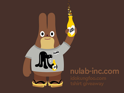 Nulab Giveaway business character design dribbble illustration japan logo mascot tech tshirt vector