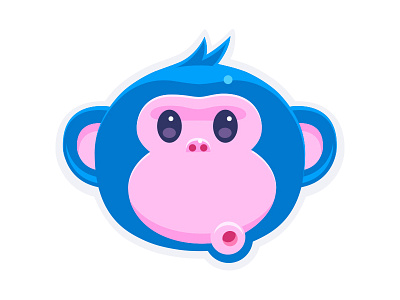 Wrong Kong animal ape character colour design dribbble illustration mascot monkey vector