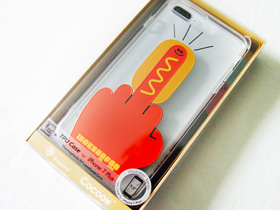 Finger Food Case character design dribbble food hong kong hotdog illustration logo mascot phone tech