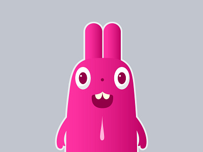 Unpaid Pets animal bunny character colour design dribbble illustration mascot nature rabbit vector