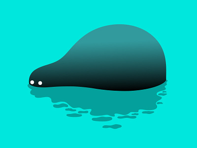 Mouth Breather animal character design dribbble illustration mascot sea swim vector water