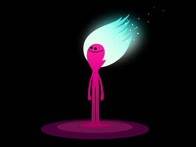 Linger of Lustre character colour design dribbble hair illustration magic mascot sparkling vector